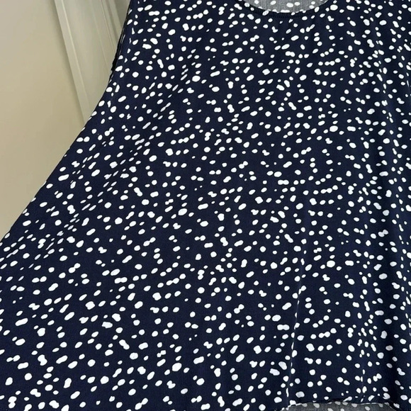 J. Crew Navy & White Top - Picture 2 of 3